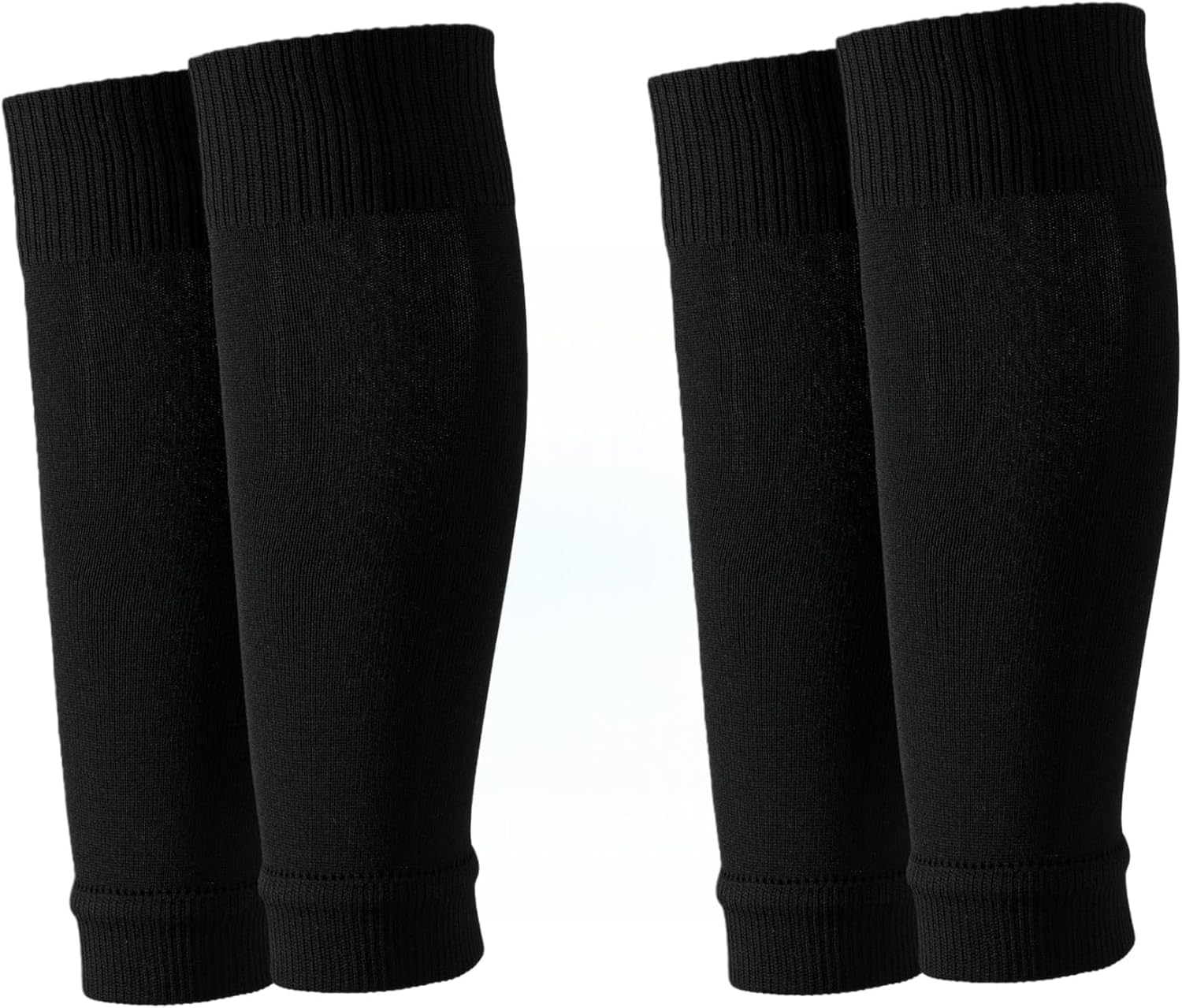 2 Pairs Soccer Leg Sleeves Socks Athletic Socks for Men Women Football Baseball Softball Rugby
