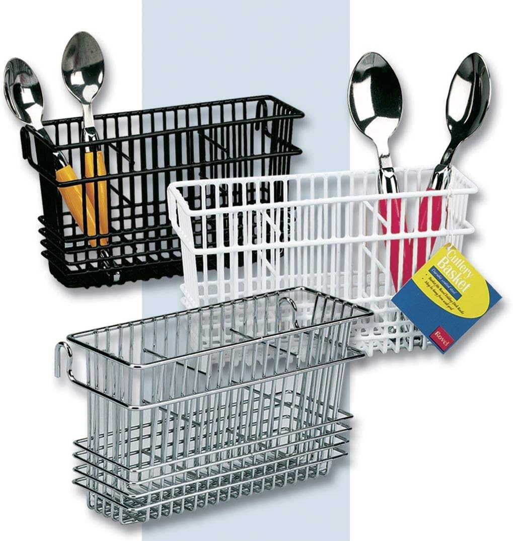 Better Houseware Utensil Drying Rack - 3 Compartment (White)