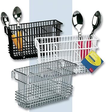 Better Houseware Utensil Drying Rack - 3 Compartment (White)