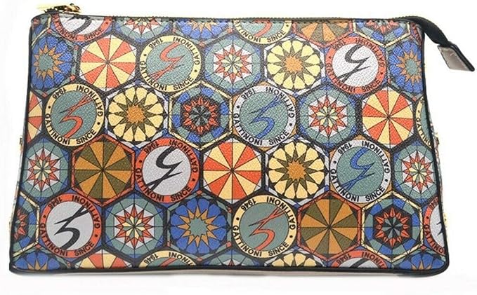 Gattinoni Roma borsa maxi pochette a mano linea Candy Print Off :  Amazon.it: Scarpe e borse