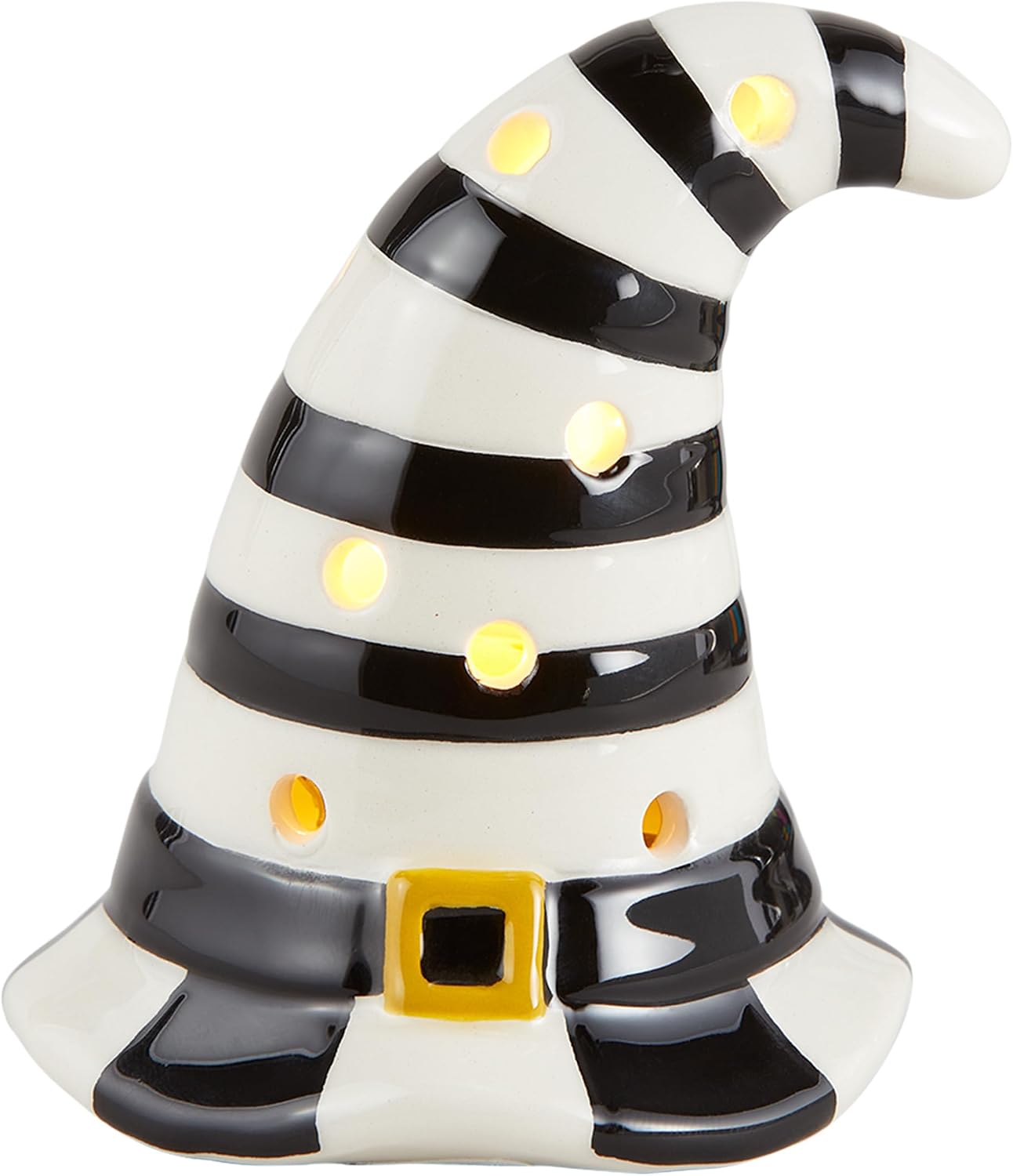 Mud Pie Halloween LED Light Up Sitter, Witch Hat