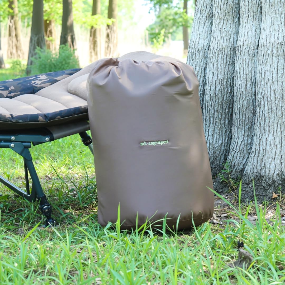 Winter Schlafsack fürs Angeln extra breit Temperatur Karpfenliegen - Außenschlafsack mit “Wärme-Stop-System” bis zu -5° - mit Tragetasche Karpfen Camping Festival wasserabweisend