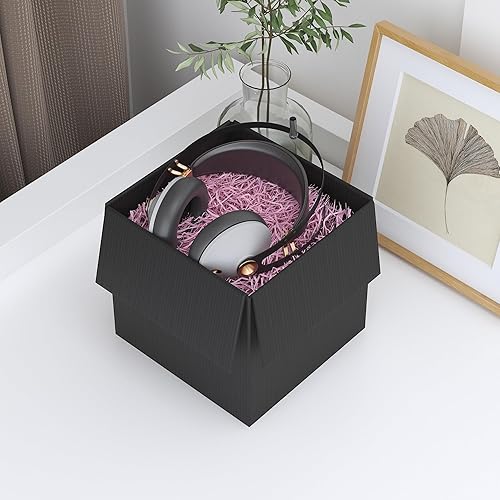 Miniatura 6 de Ahasolid Cajas de envío de 4 x 4 x 4, paquete de 30 cajas de envío pequeñas para pequeñas empresas, cajas de cartón negro de plástico impermeables