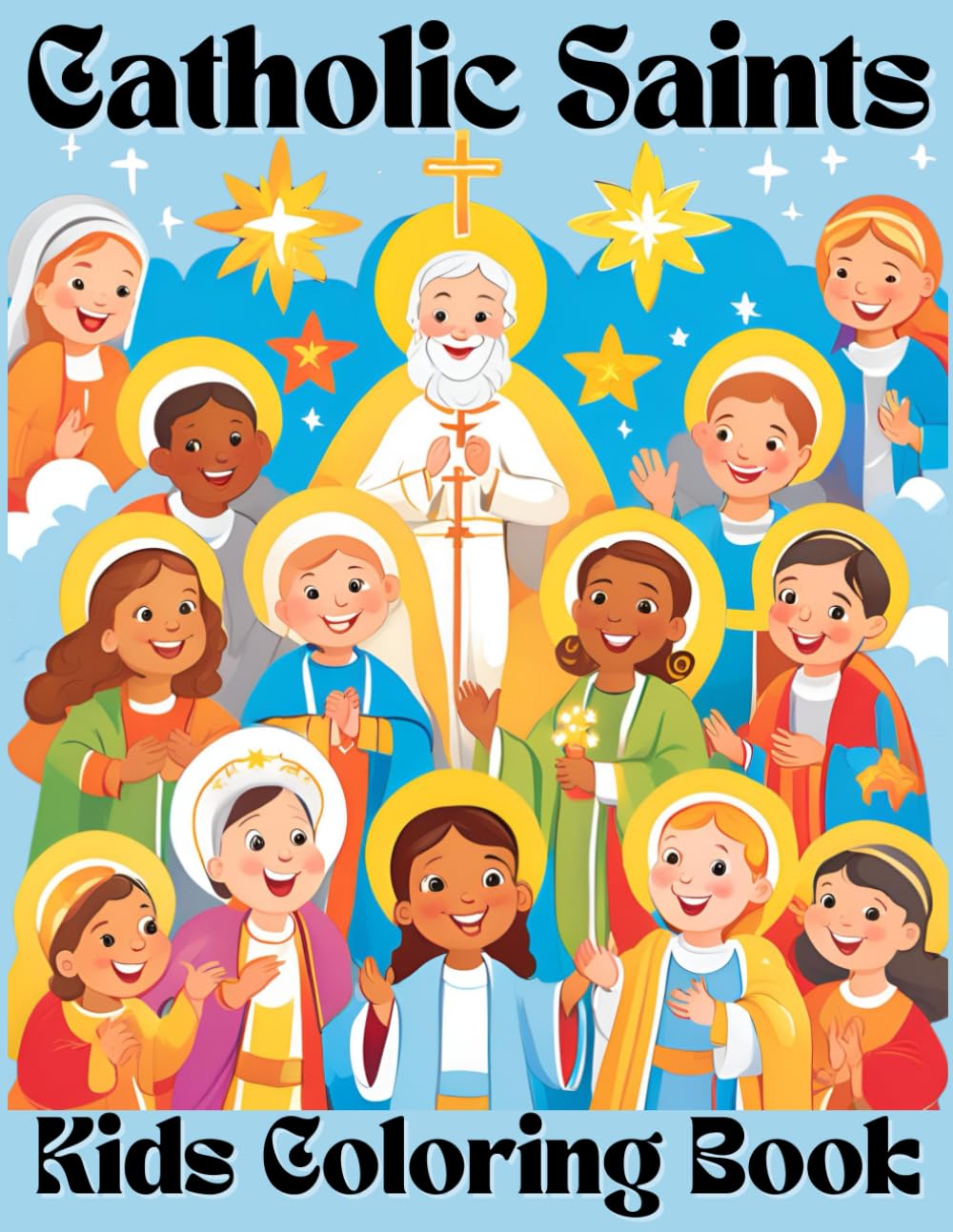 Catholic Saints Coloring Book for Kids: Inspiring Saints of the Church