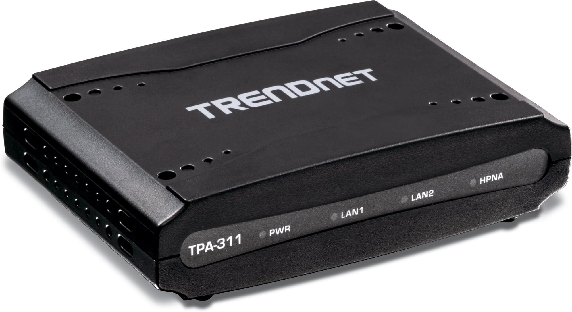 TRENDnet Mid-Band Coaxial Network Adapter, Supports HomePNA 3.1 Over Coaxial Cables, Supports Deployment For Digital TV, High Speed Internet And VoIP Single-Access Subscription, Black, TPA-311