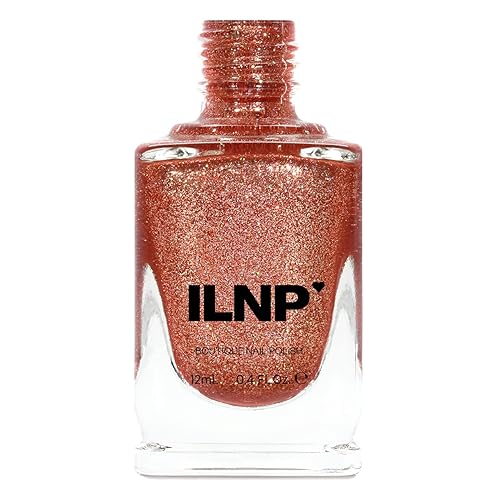 Miniatura 1524 de ILNP Madison Ave Esmalte de uñas holográfico metálico rosa antiguo
