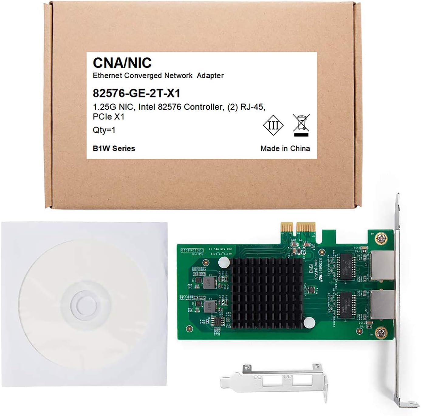 Greatest Product 1.25G Gigabit Ethernet Converged Network Adapter (NIC) for Intel 82576 Chip, Dual RJ45 Copper Ports, PCI Express 2.0 X1, Compare to Intel E1G42ET Super Cheap 🛒 1.25G Gigabit Ethernet Converged Network Adapter (NIC) for Intel 82576 Chip, Dual RJ45 Copper Ports, PCI Express 2.0 X1, Compare to Intel E1G42ET