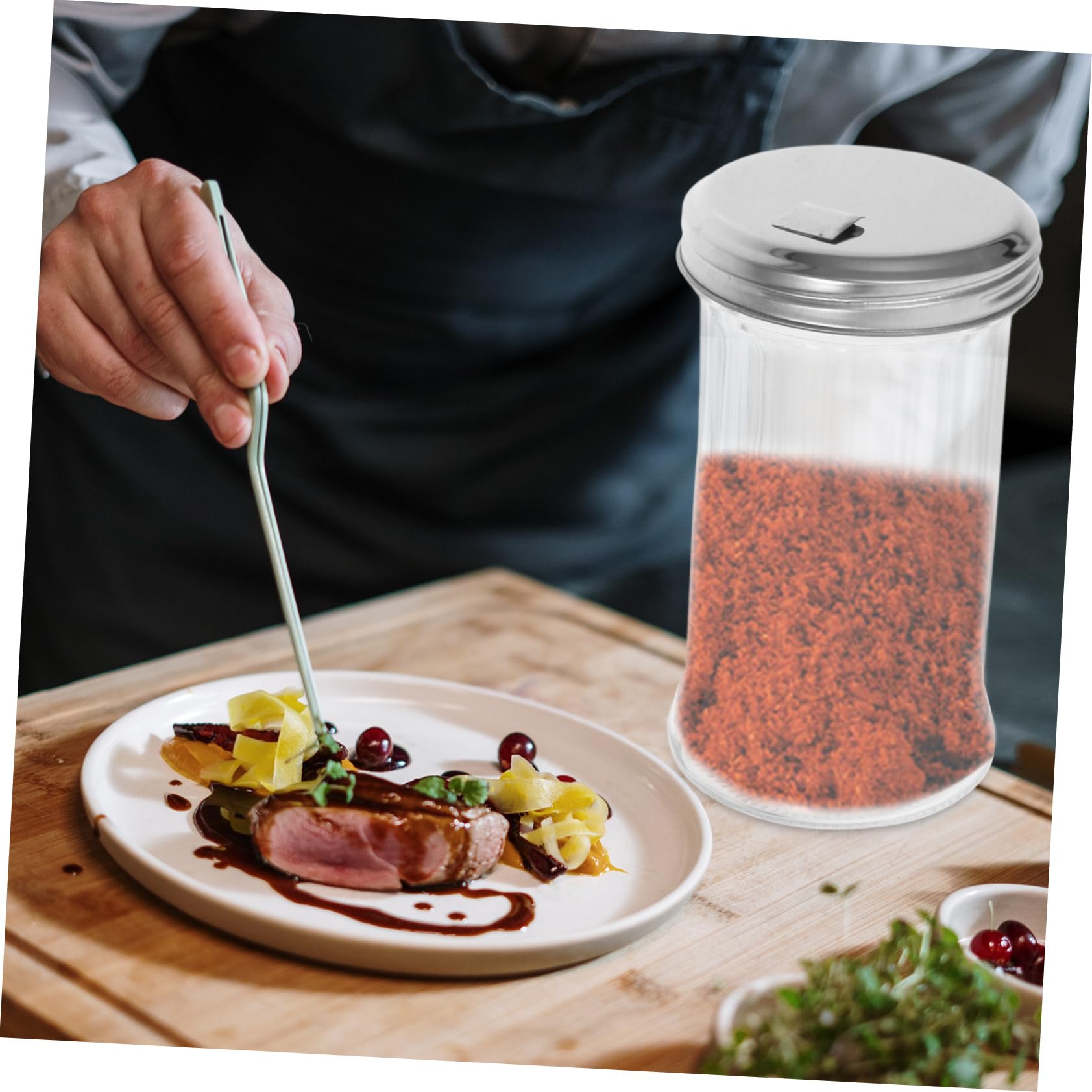 Juego De 4 Frascos De Condimentos De Vidrio De 330 Ml, Salero y Pimentero De Cristal, Dispensador Sellado Sin Tapa Para Cocina y Barbacoa, Utensilios Para Condimentar Hogar y Restaurante