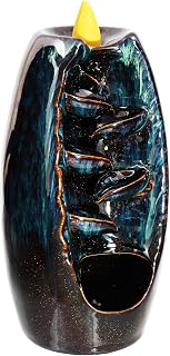 Back Flow Magic Ceramic Incense Burner - 7" (Black)