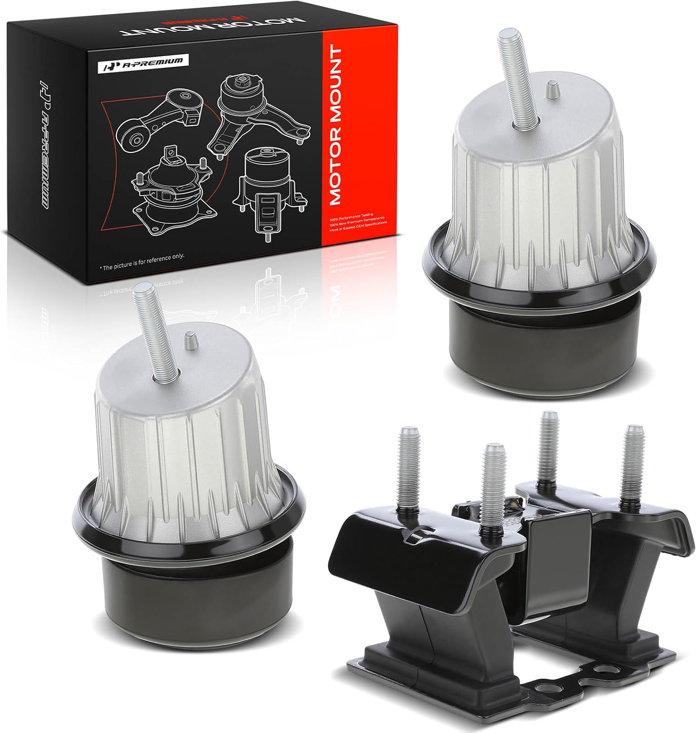 A-Premium Engine Motor Mount and Transmission Mount Kit, Set of 3