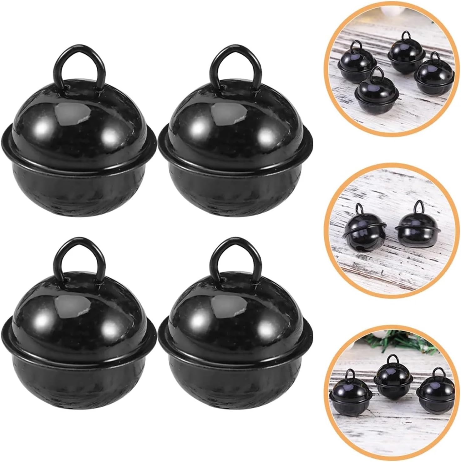 Bells for Crafts Small Bells for Crafts 250pcs for Crafting Rustic Iron Bell for Christmas Wind Chimes Jewelry Ornaments