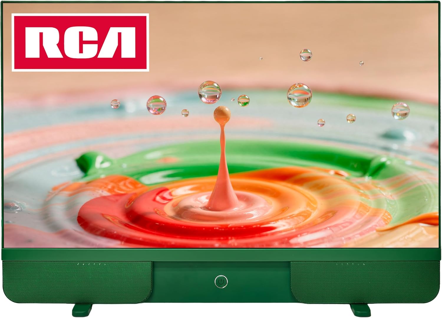 RCA EzGo Battery Powered Portable Smart TV 27" FHD 1080p Google TV - Voice Control - ATSC Tuner (Green)