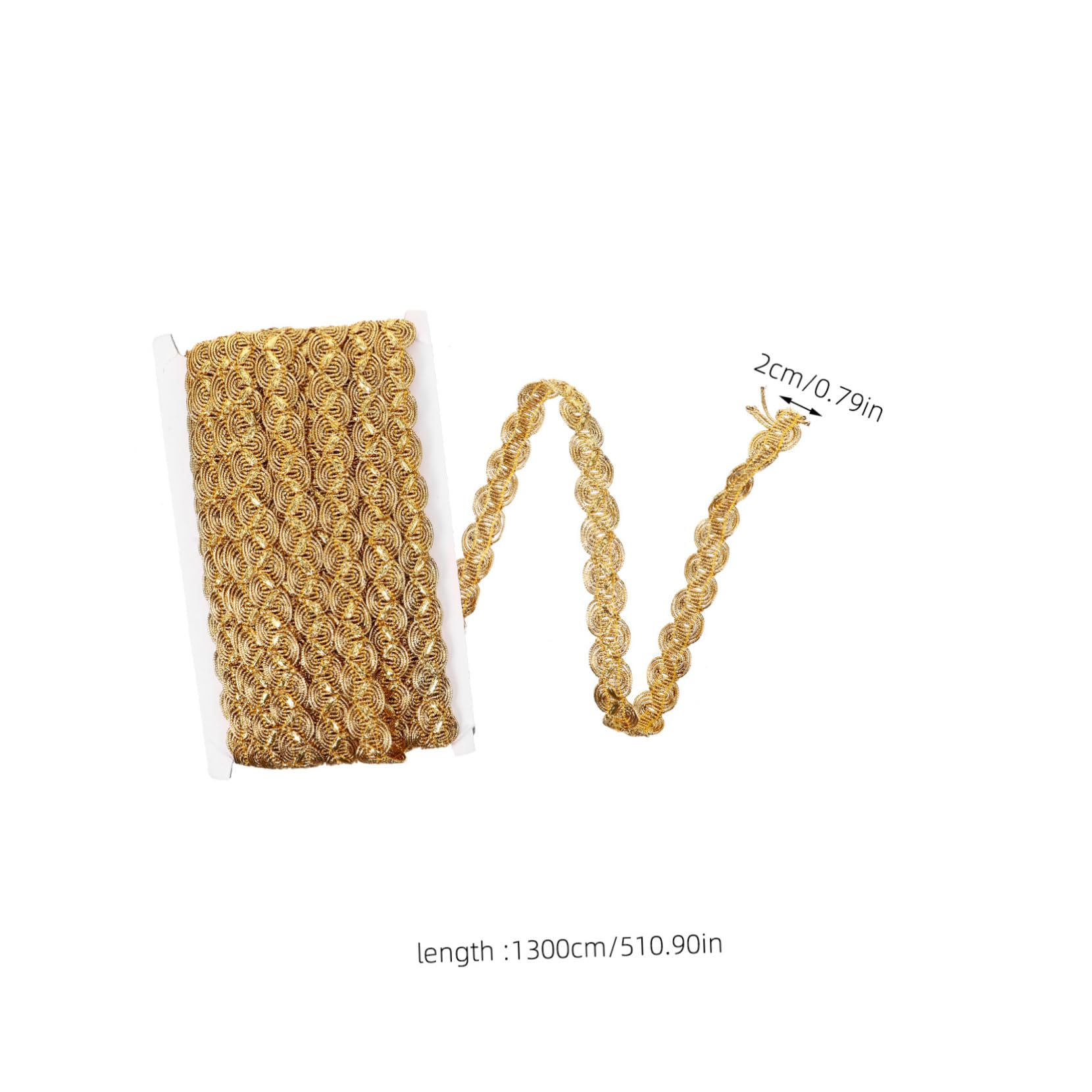 CORHAD Sequin Lace Trim DIY Craft Accessory Versatile Trim for Clothing Decor and DIY Projects