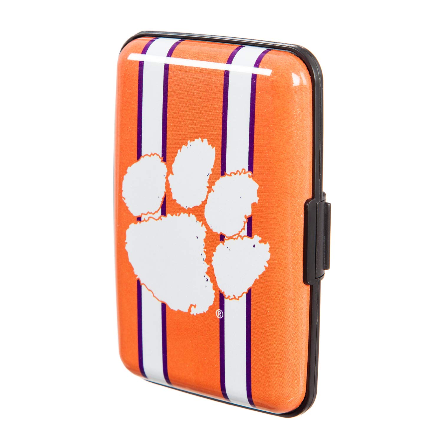 Team Sports America Officially Licensed NCAA Fan Gear Clemson University, Hard Case Wallet Sports Accessories and Gift For Home Office and Fan Cave