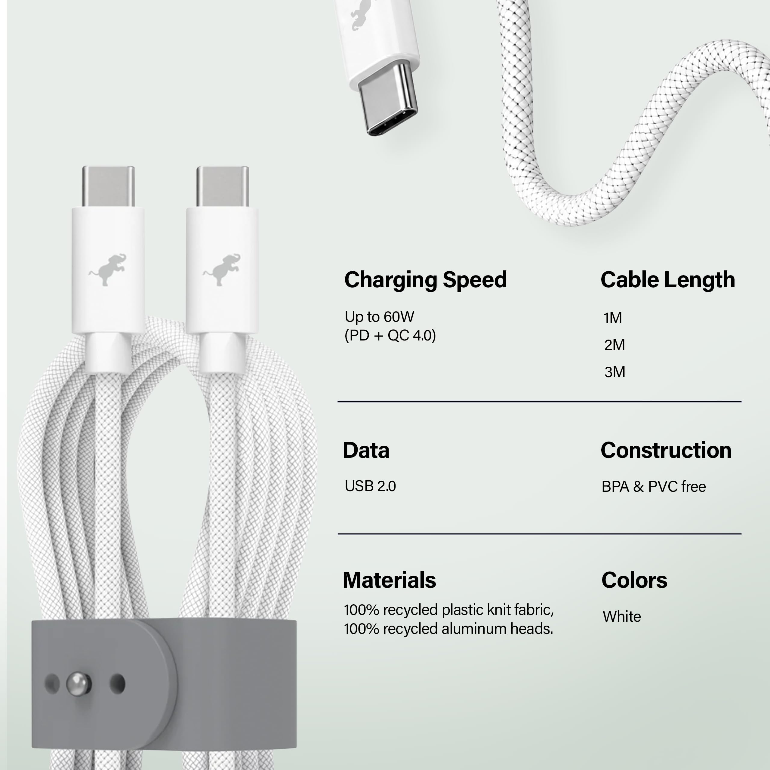 Nimble PowerKnit USB-C a USB-C