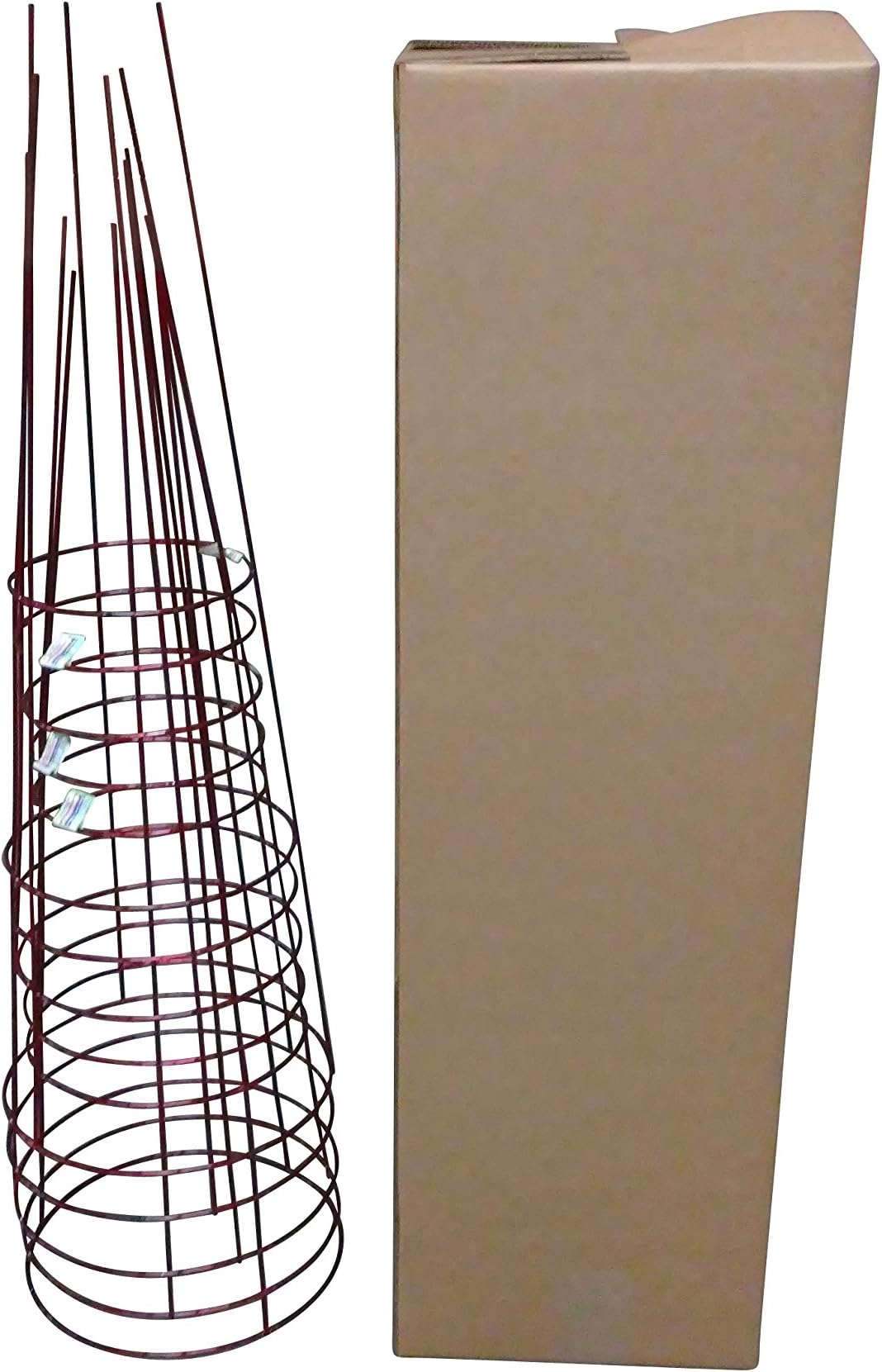 Glamos 245095 Garden Plant Support, Medium/14" x 42" Ruby Red (Pack of 5)