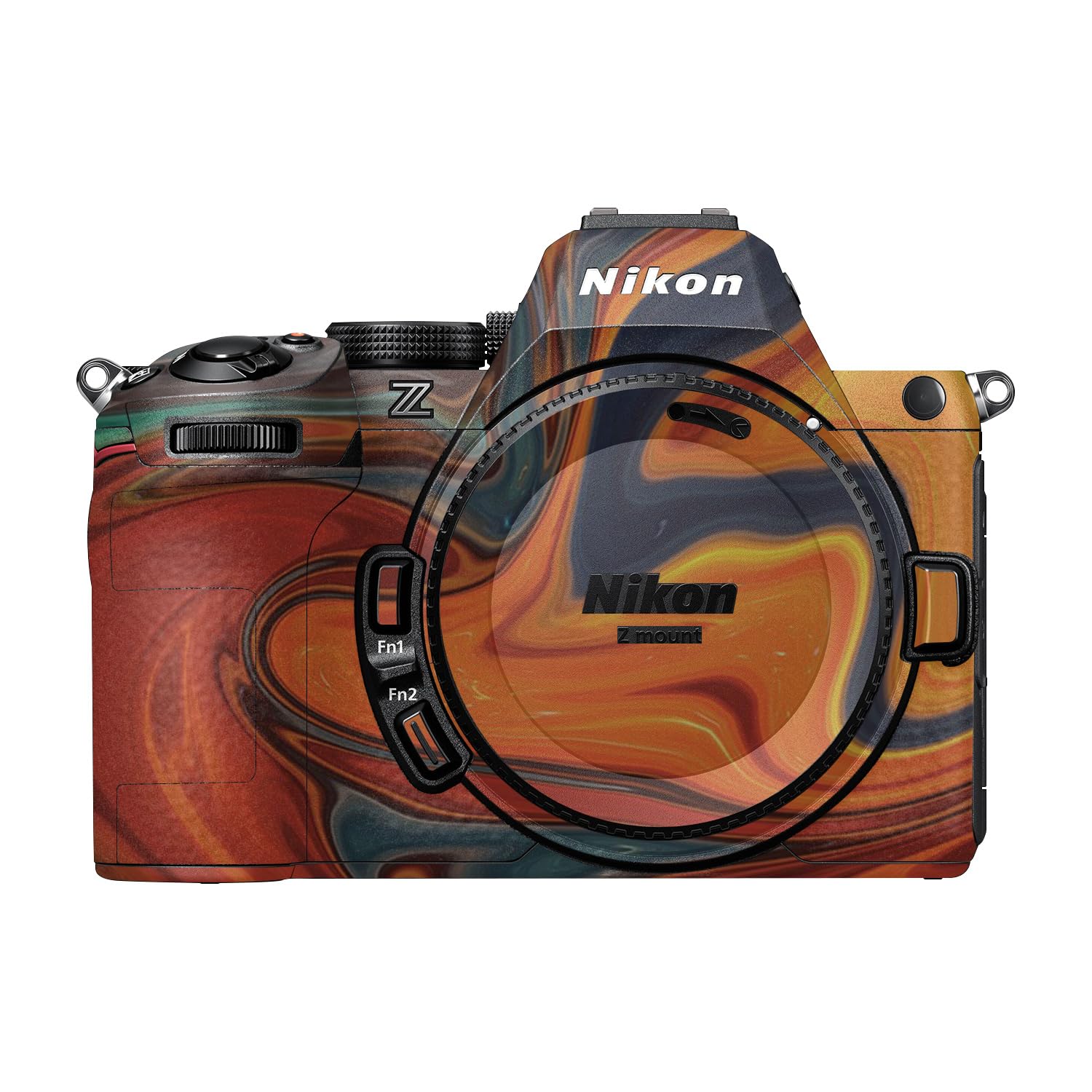 Camera Skin Compatible with Nikon Z5 II (2025) - Lava Water - Premium 3M Vinyl Protective Wrap Decal Cover - Easy to Apply | Crafted in the USA by MightySkins
