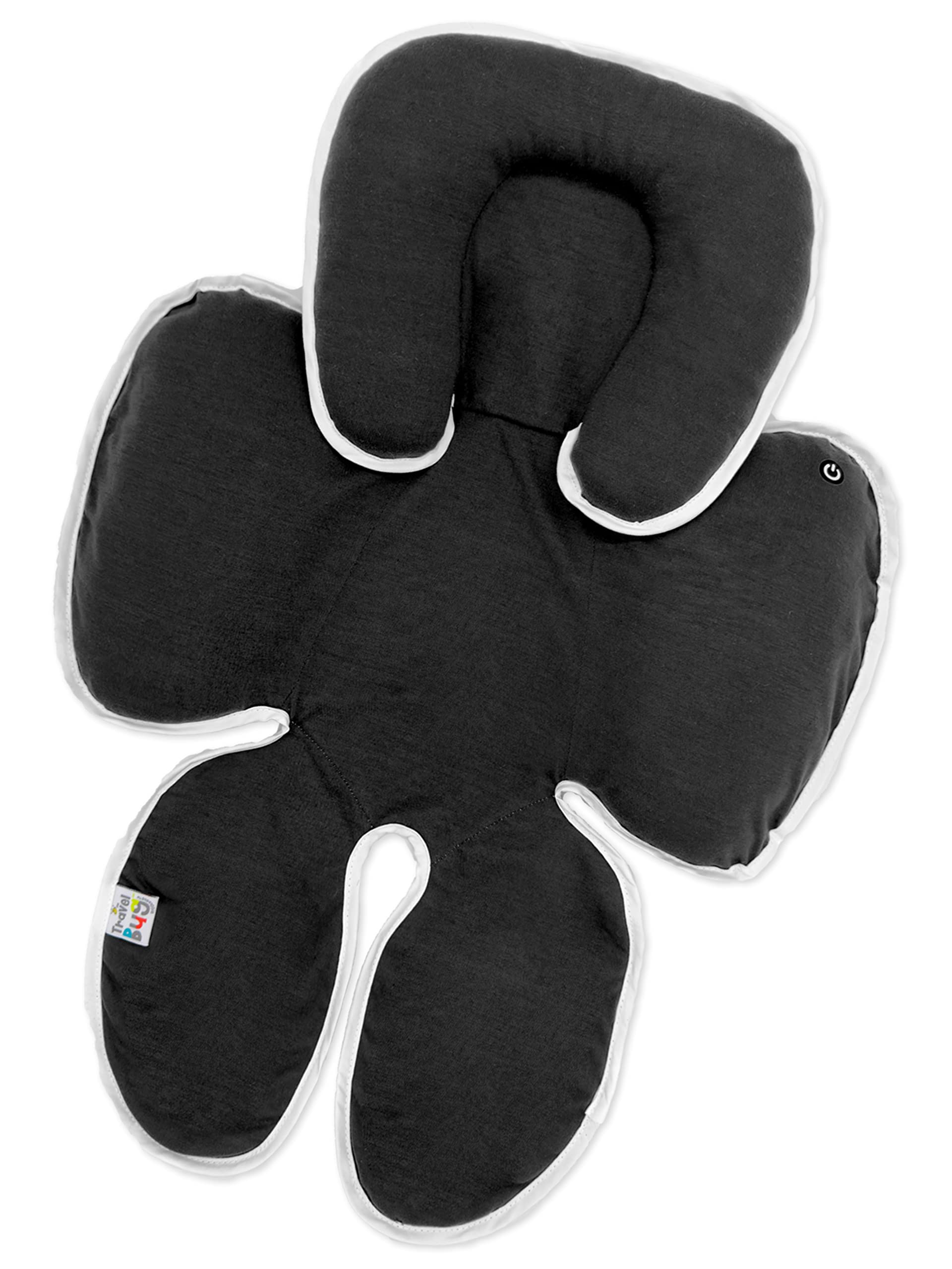 Travel BugBaby Cuddler Head & Body Support with Vibrating Soother (Dots)