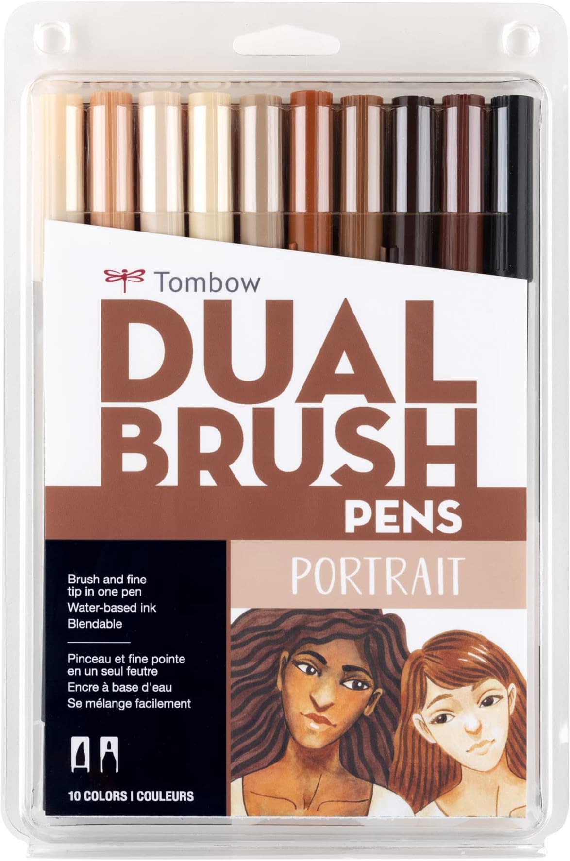 ABT DUAL BRSH SET 10/PORTRAIT
