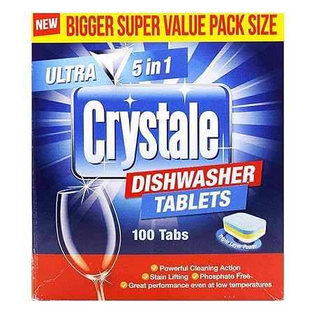 Crystale Dishwasher Tablets lemon - 100's