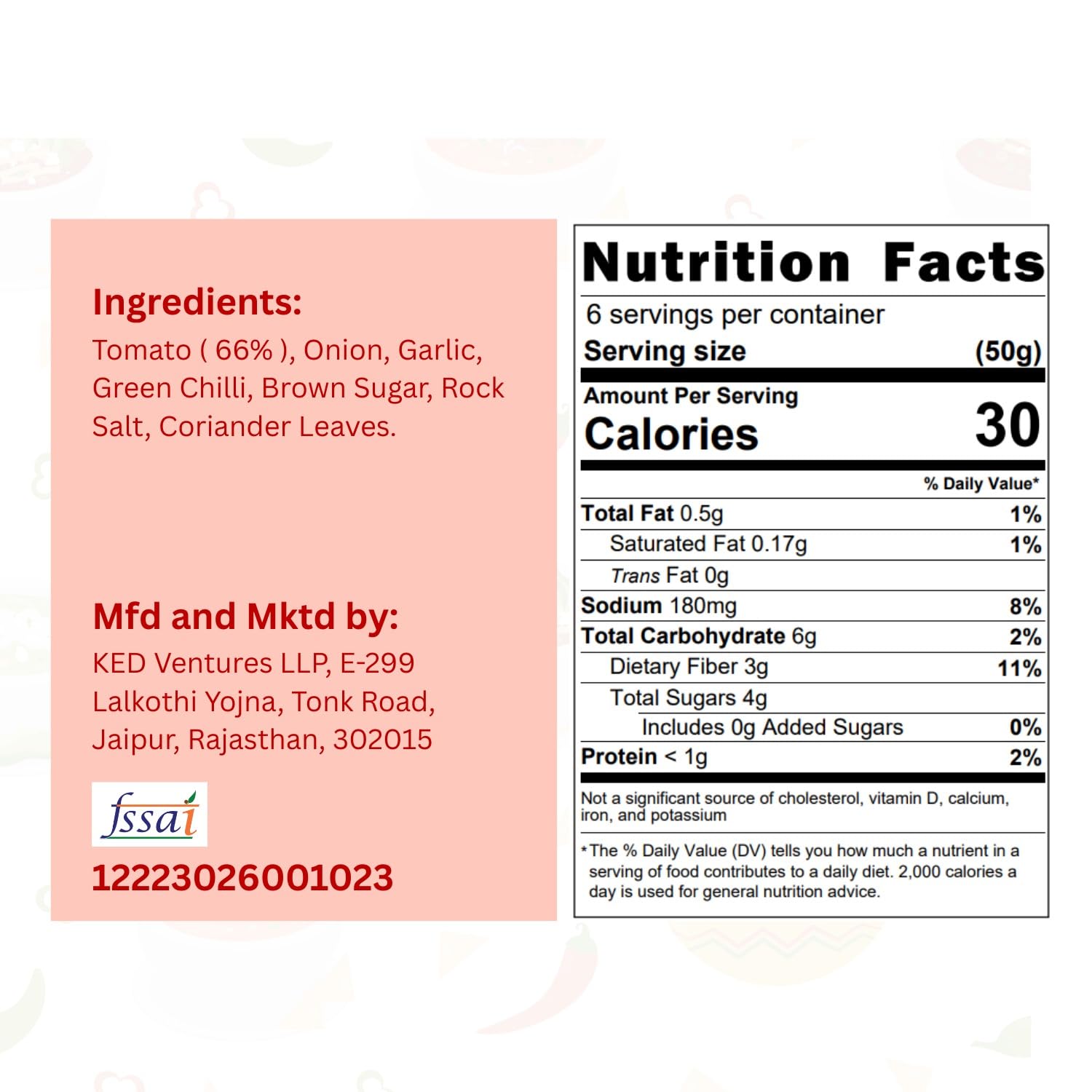 Kitchen Secret Tomato Salsa 300gm - Spicy Fresh Tomato & Chilli Salsa Dip Sauce - Perfect Salsa Sauce for Nachos - Ideal for Snacks & Parties - Zesty Flavour Enhancer for Snacks - Image 2 thumbnail