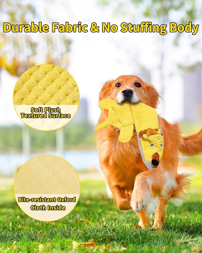 Juguete para Perros Squeaky de Peluche Sin Relleno con Botella miniatura 4