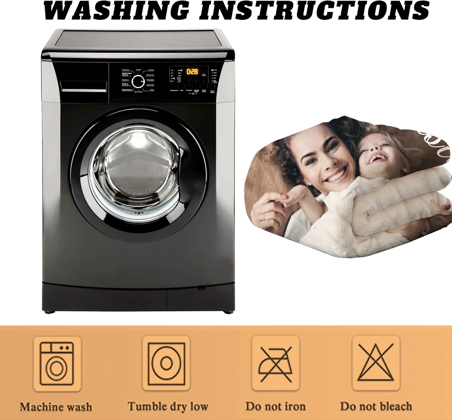 Custom Blanket with Words Picture Collage - Personalized Throw Blanket Soft Cozy Customized Blankets for Family, Friends, Lover, Dogs, Babies Used as Souvenirs and Gifts