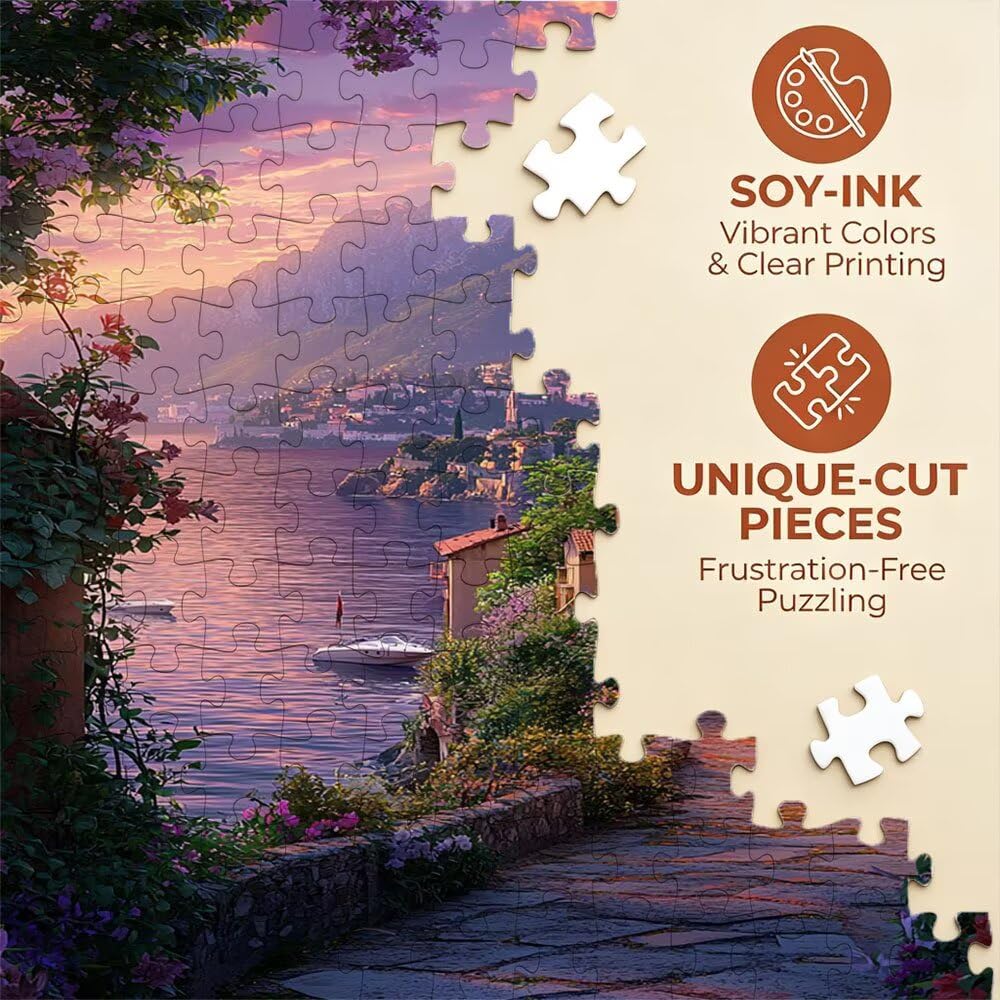 Puzzle 6000 Pezzi, Paesaggio Città 3D Puzzle per Adulti Impegnativo, Educa Puzzles Artistico, Divertente E Stimolante Puzzles Decorativo per La Famiglia, Regalo e Decorazione Pareti DX0YL6-935