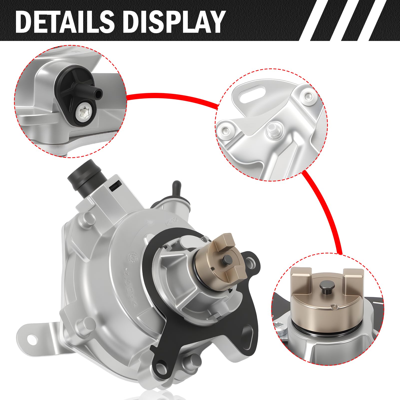 Vakuumpumpe für Ford Focus Mk3 1.0 12 bis 20,1765939 1867424 CM5G2A451GA
