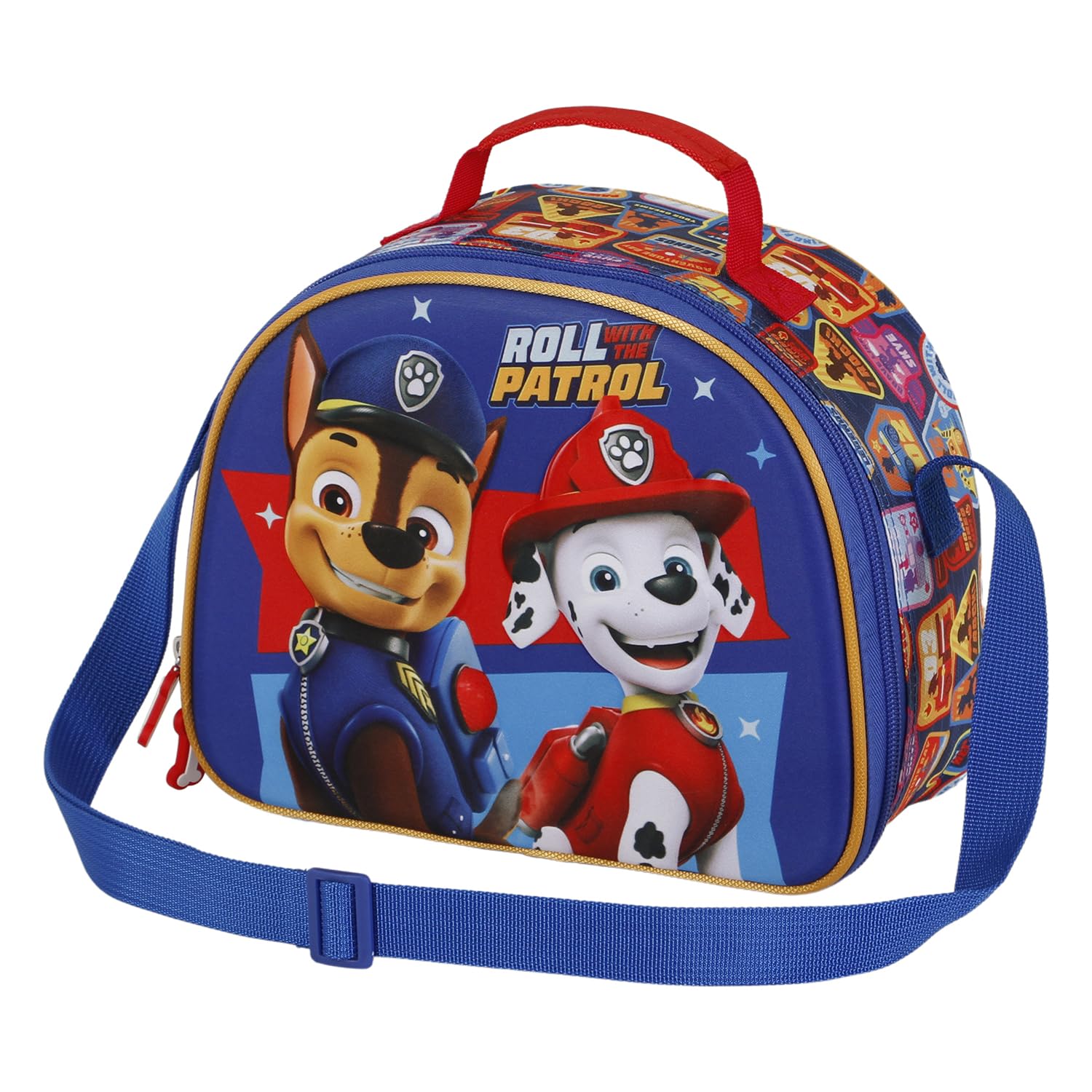 Paw Patrol Duty-3D Lunch Bag, Multicolour, 25.5 x 20 cm