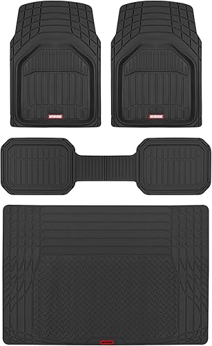 Miniatura 11 de Motor Trend FlexToughXL - Alfombrillas DeepDish para coches, juego completo de alfombrillas de goma para todo tipo de clima, alfombrillas