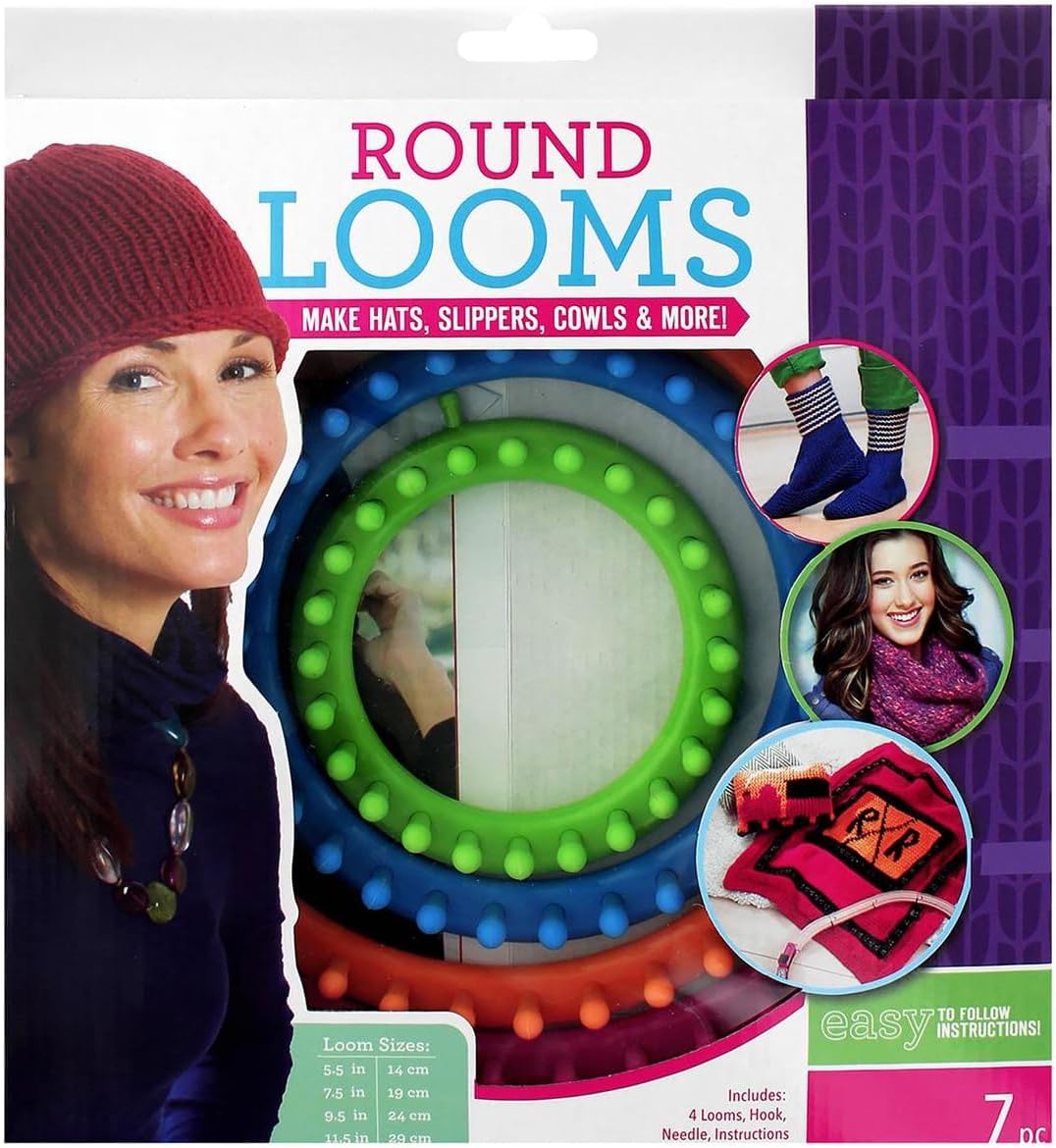 Leisure Arts Loom Set with Hook, Assorted