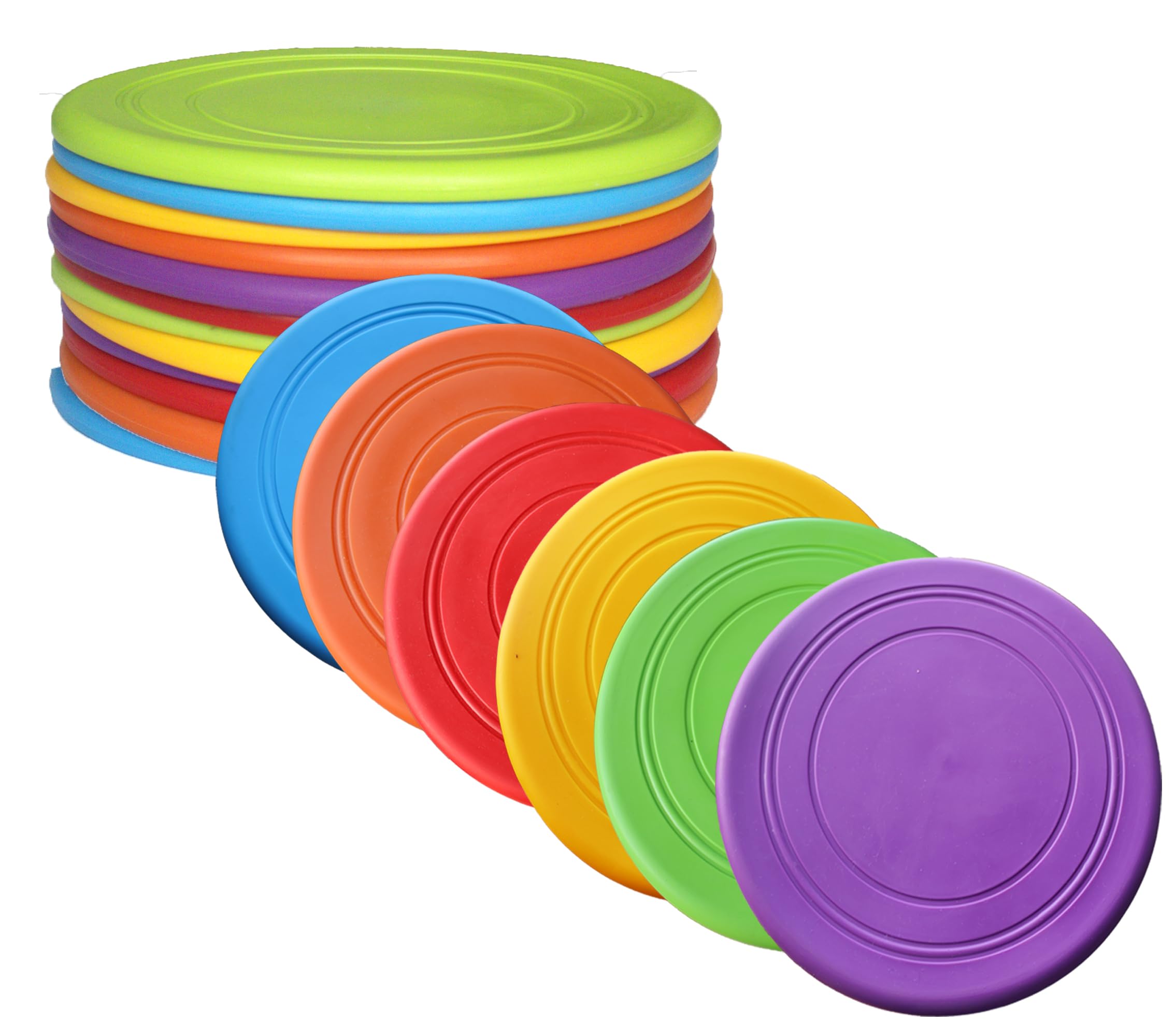 Soft Frisbee 12-Pack Kids S Soft Silicone Frisbees (7