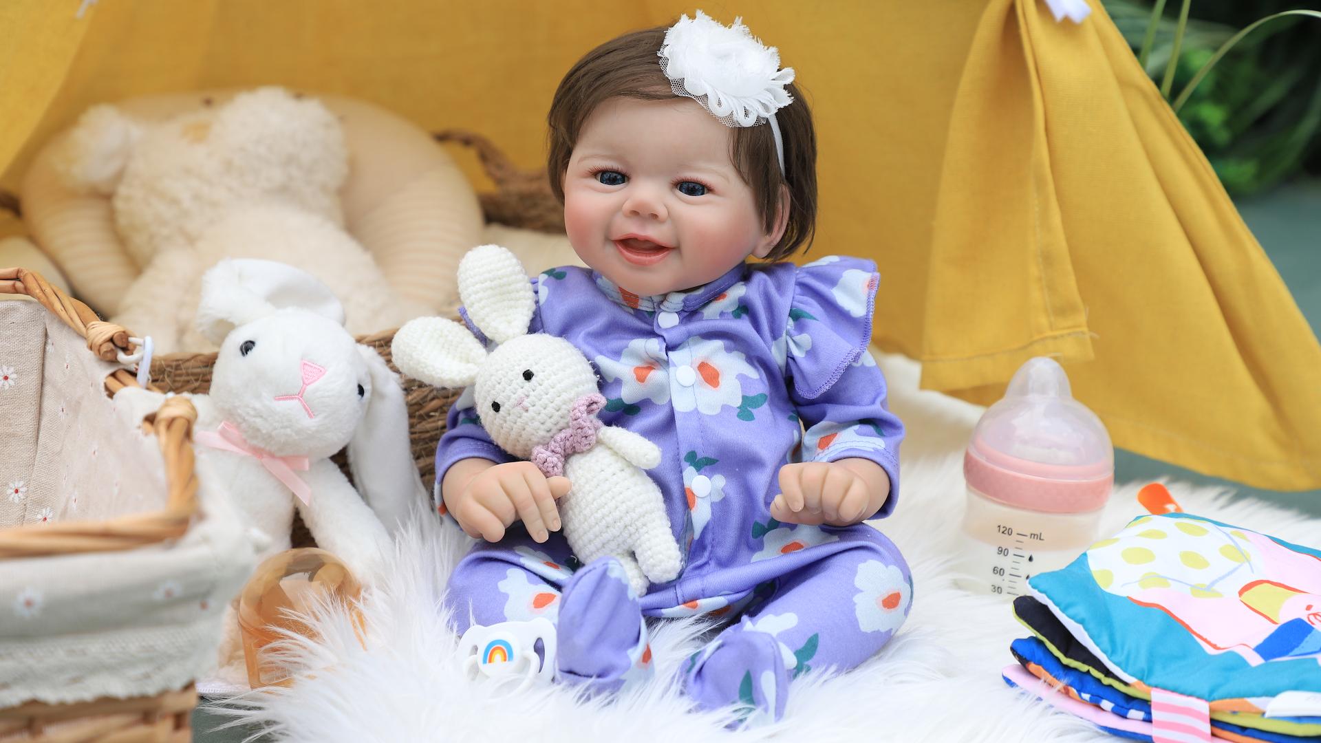 Amazon.com: SCOM Realistic Reborn Baby Dolls, 20 Inch Real Baby