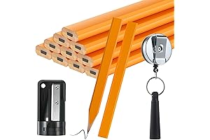 14 Pcs Hard Black Carpenter Pencils: Your Precise Marking Tool