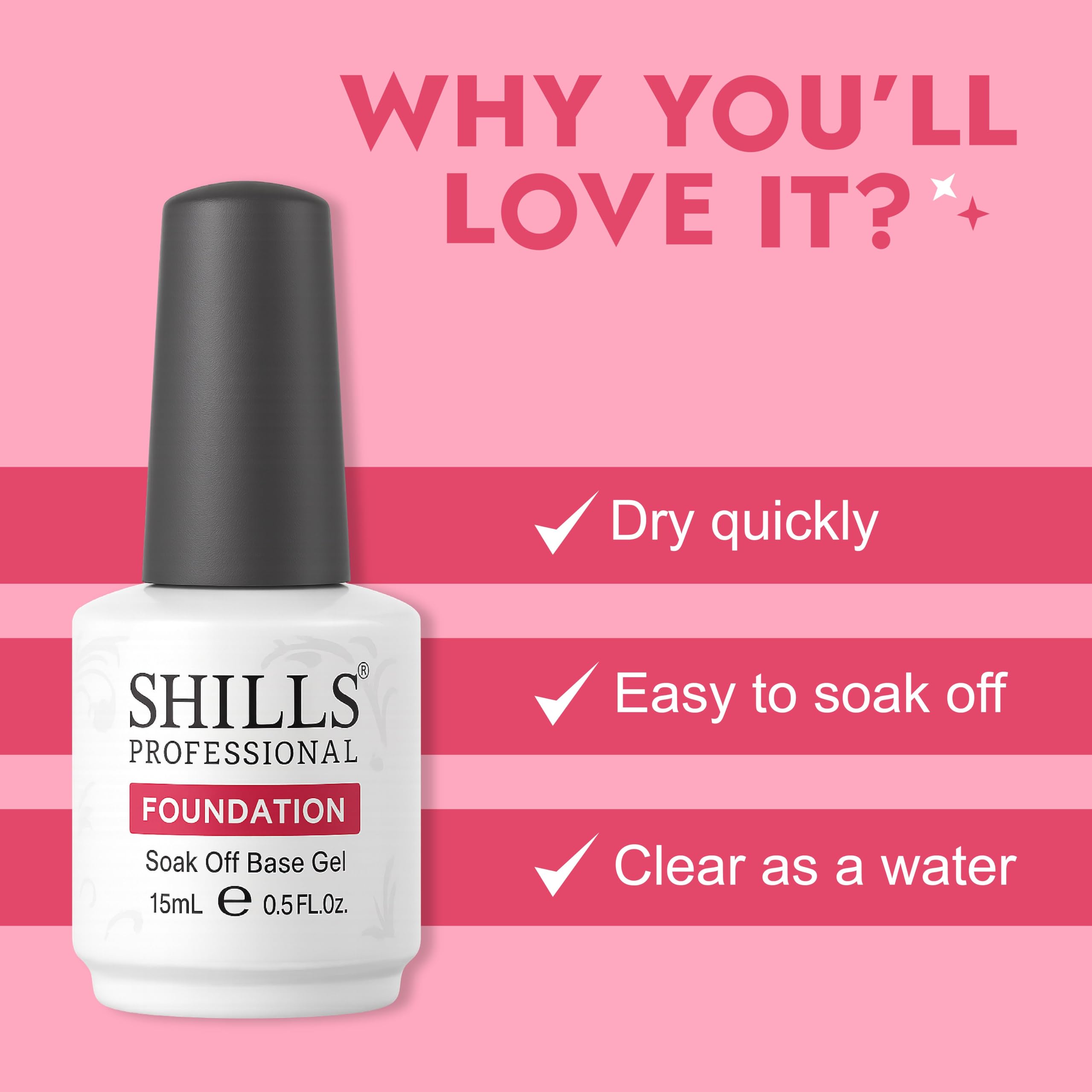 SHILLS PROFESSIONAl Nail UV LED Base Coat 2