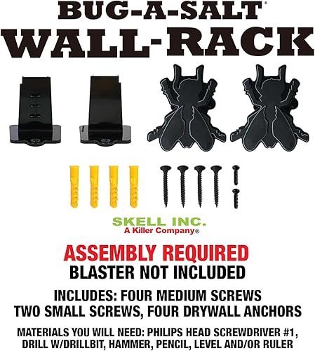 Miniatura 6 de BUG-A-SALT Rack de pared - Blaster no incluido - Compatible con todos los modelos 2.0 y 3.0 - Requiere montaje. El Blaster debe comprarse por