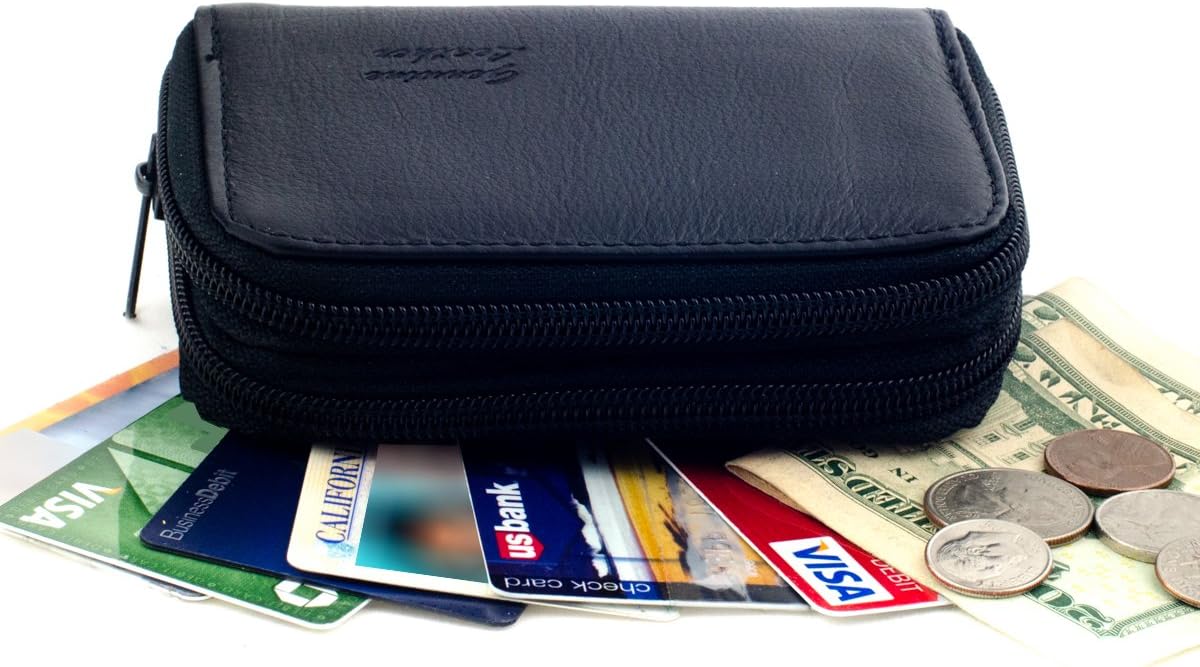 Embassy Genuine Lambskin Leather Accordion Wallet