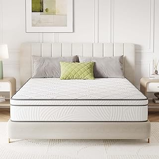 Novilla Full Mattress 10 Inch, Hybrid Mattress Full Size with Comfy Support, Bed Mattresses in a Box with Individual Pocke...