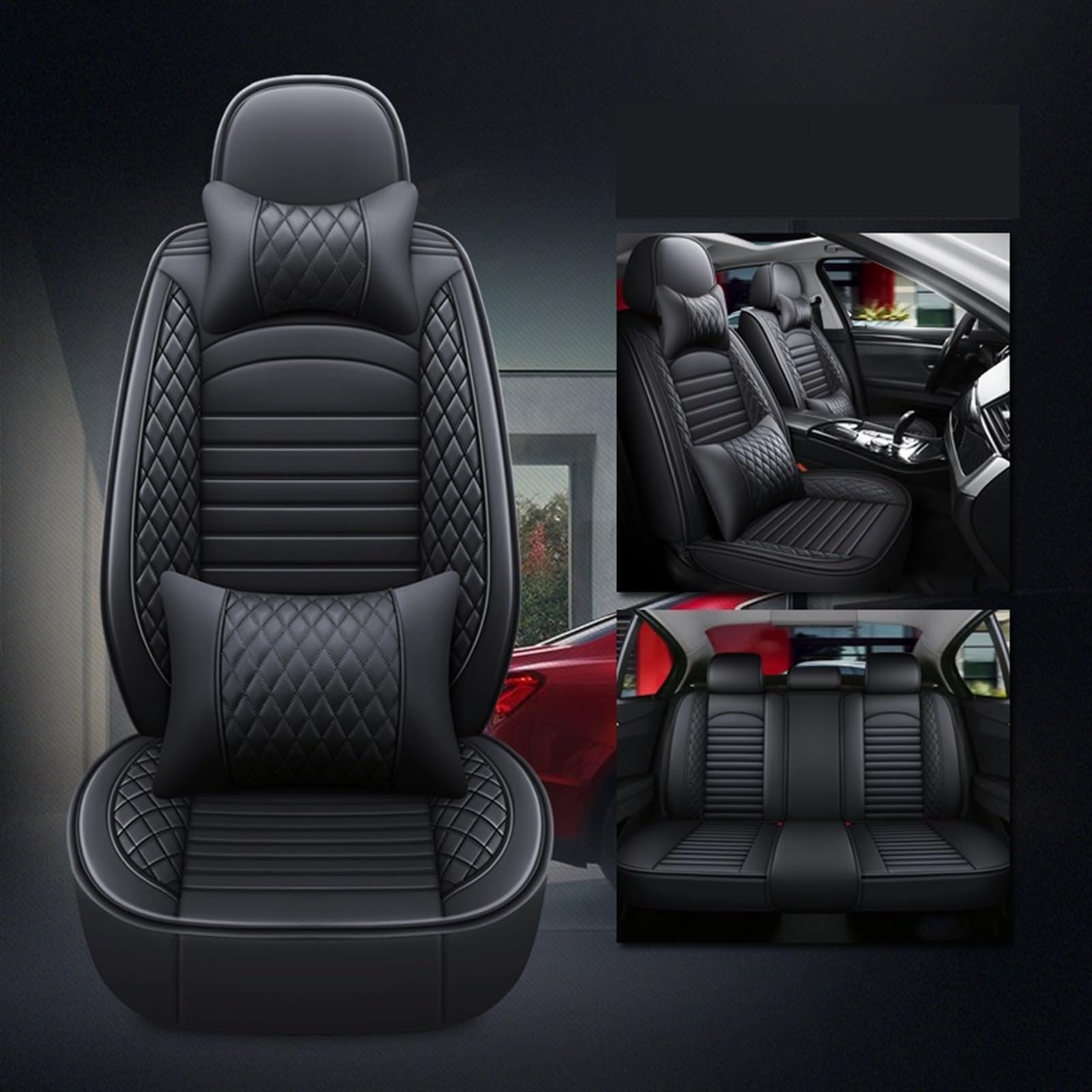 NOHEEU Car Seat Cover Cushion For SUBARU Forester Outback XV Impreza BRZ Levorg Legacy WRX Liberty Tribeca Crosstrek Accessories