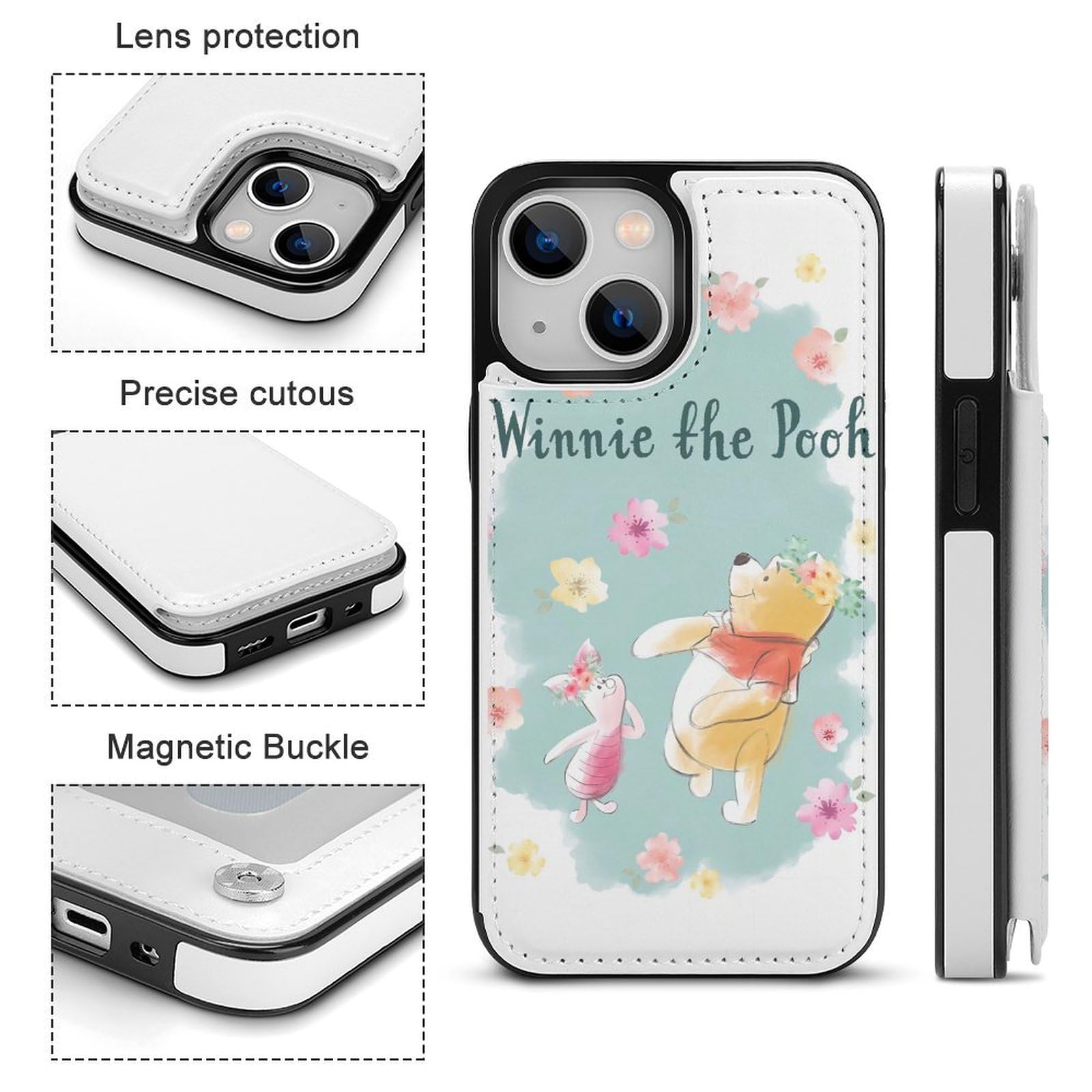 Amazon.co.jp: くまのプーさん iPhone 14 Pro ケース 手帳型