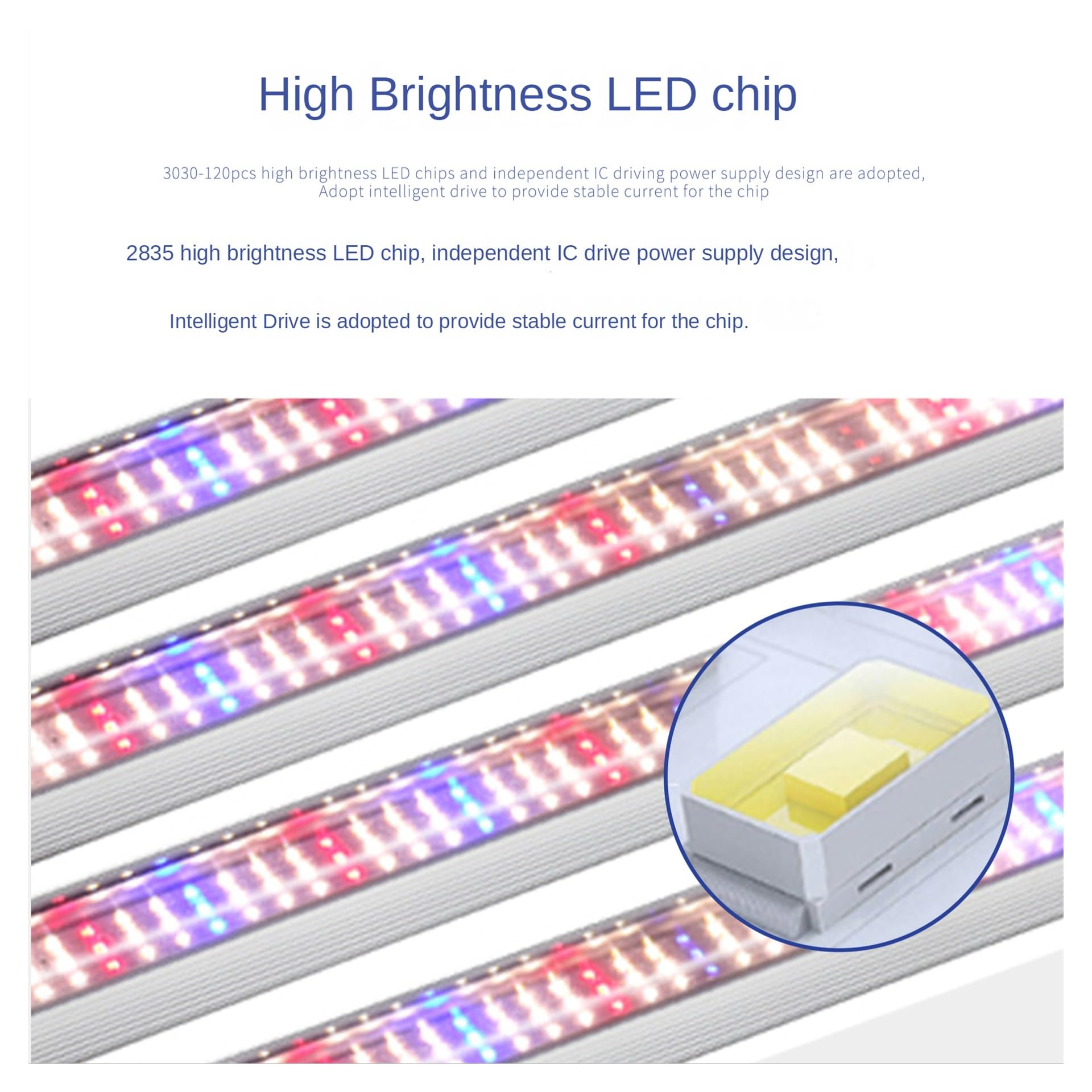 światło roślinne, Pełne spektrum światła do uprawy lampy LED roślin światło o wysokiej wydajności świetlnej Phytolamp sadzonek kwiatów(1Pcs 4000K,PLUG_WITHOUT TIMER)