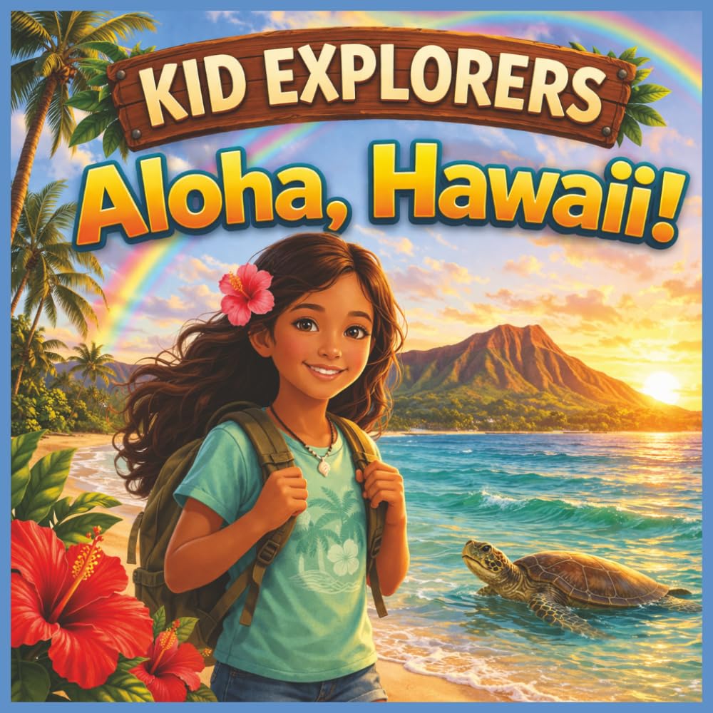 Kid Explorers: Aloha, Hawaii!: A Tropical Adventure Through Volcanoes, Ocean Life, Culture, and Island Discovery
