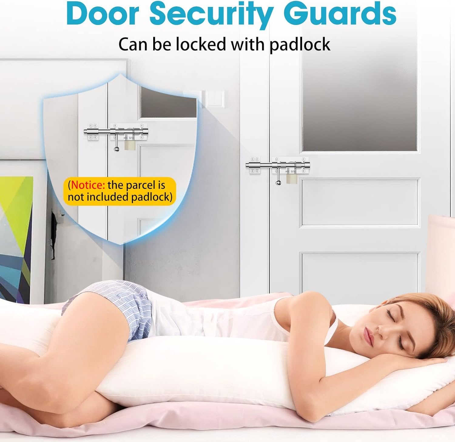 Slide Bolt Gate Latch Hardware, Barrel Bolt Latch, 6.3 Inch Heavy Duty Solid 304 Stainless Steel Silver Finish Lock for Wooden Fence/Shed/Yard/Barn Door/Interior and Outdoor (2 Pack Silver)