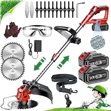Amazon 草刈機 電動コードレス 互換 24v 充電式 草刈り機 芝刈り機 伸縮式 軽量 コードレス バッテリー式 長さ調整 ヘッド角度調節 ナイロン式 高速回転モーター 芝生庭 剪定 雑草 畑 雑草 植木など作業 草刈機 刈払機 Amazon 草刈機 電動コードレス 互換 24v 充電式 草刈り機 芝刈り機 伸縮式 軽量 コードレス バッテリー式 長さ調整 ヘッド角度調節 ナイロン式 高速回転モーター 芝生庭 剪定 雑草 畑 雑草 植木など作業 草刈機 刈払機