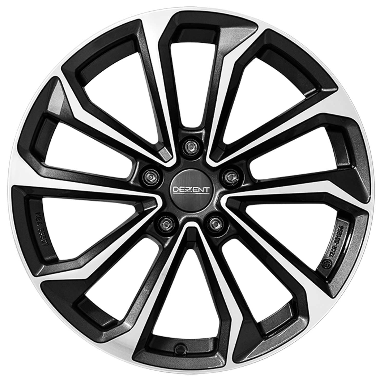 4x Dezent cerchi in alluminio KS dark 7.0Jx17 ET43,50 5x114,3