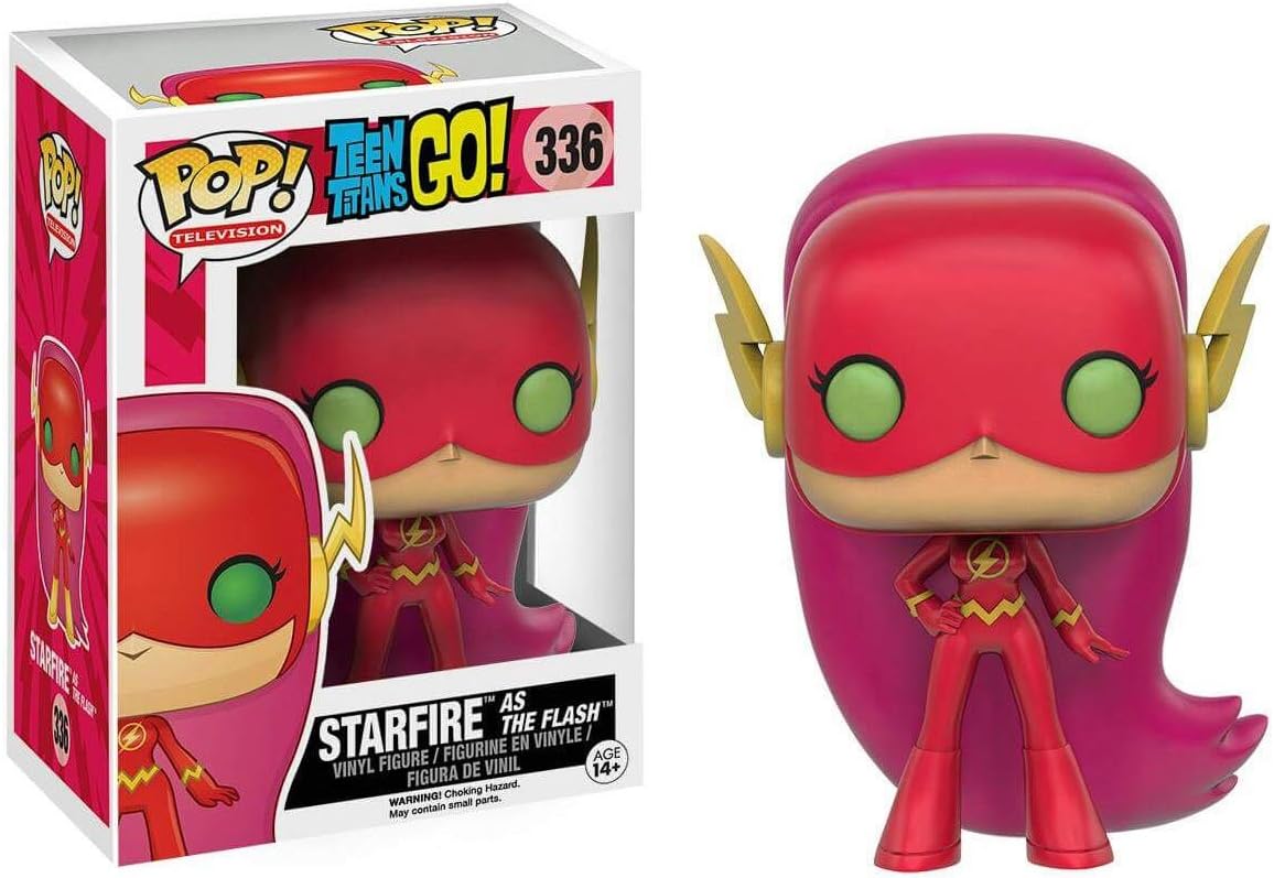 Funko - Figurine Dc Comics Teen Titans Go ! - Starfire As Flash Exclu Pop 10cm - 0889698100816