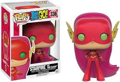 Funko DC Teen Titans Go! Funko POP! Television Starfire as The Flash Figura de vinilo exclusiva #336