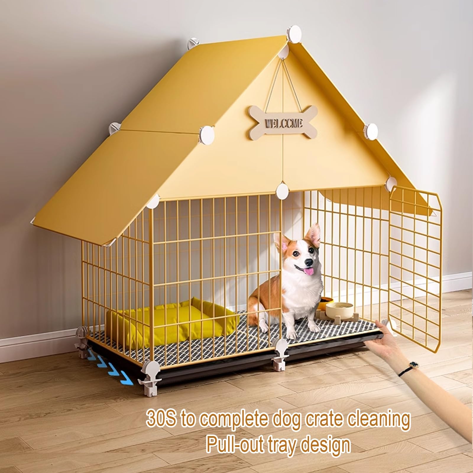 Amazon.co.jp: ペットケージ 犬ユニバーサルドッグハウス 小型犬用