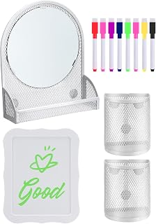 12Pcs Metal Magnetic Locker Accessories Decor for Girls/Boys, White